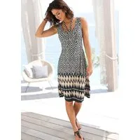 Buffalo Jerseykleid mit Bindeband, sommerliches Trägerkleid, Strandkleid