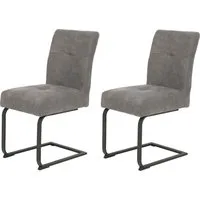 HELA Esszimmerstuhl Luise S Schwingstuhl, Freischwinger 2er-Set (Set, 2 St), Sitz mit Federkern, Extra dicke Polsterung, Küchenstuhl, OTTOs Choice