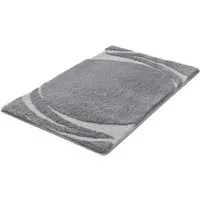 Kleine Wolke Badematte »Mystic«, Badvorleger, Badezimmer Teppich, Höhe 25 mm, rutschhemmend beschichtet, fußbodenheizungsgeeignet, Polyacryl, rechteckig, Badteppich, modernes Design, Hoch-Tief Effekt, rechteckig & rund