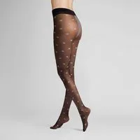 Hudson Strumpfhose Daisy 20 DEN (1 St) Strumpfhose mit Blümchenmuster