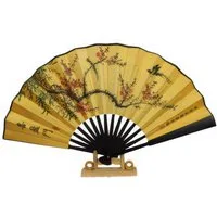 Yudu Handfächer Fengshui Fächer Handfächer Fächer Asia Motive Schriftzeichen