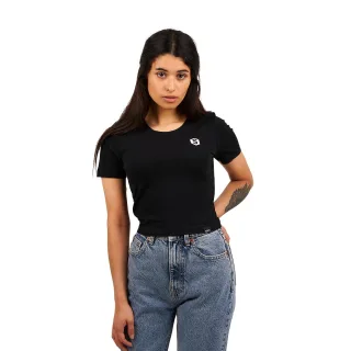 Basic Kurzarm-T-Shirt mit Rundhalsausschnitt BY042 Frau