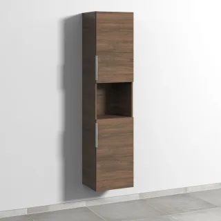 Sanipa 3way Hochschrank mit 2 Türen und 1 offenem Fach, Eiche-Arizona UM11780