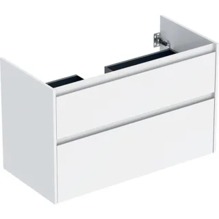 Geberit Ersatzteile Unterschrank für Möbelwaschtisch, 2 Schubladen B:100cm, weiß glanz, 246353011 246353011
