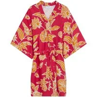 Grace & Mila Jackenblazer WAHANA - Kimono mit Blumenprint - Kimono Damen