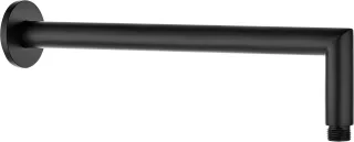 Neuesbad Serie 310 Runder Wandauslauf, 325 mm, Schwarz NB1DENACN47K1
