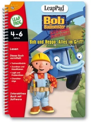 LeapFrog 41287078 - LeapPad Bibliothek: Bob der Baumeister und Heppo