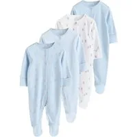 Next Schlafoverall 4er-Pack Baby-Schlafanzüge, Bär (4-tlg)