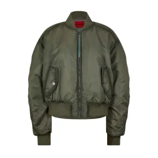 Hugo - "Ferida" Bomberjacke für Damen, Wattiert, Satin (Grün)
