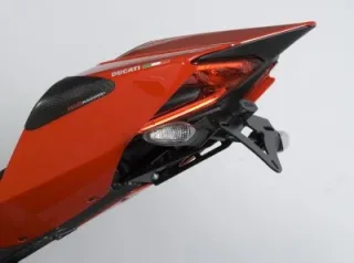 % % % R&amp;G Kennzeichenhalter Heckumbau Ducati 959 / 1299 Panigale /R /S Bj. 2015-2019 eintragungsfrei