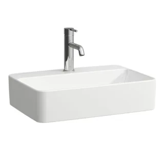 Laufen SAVOY Waschtisch-Schale H8169450001041 38x55cm, rechteckig, mit Überlauf, 1 Hahnloch, weiß
