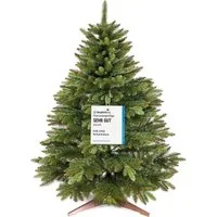PURE LIVING INTERIOR DESIGN Künstlicher Weihnachtsbaum 90 cm Nordmanntanne, mit Holzständer