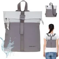 NEW REBELS Freizeitrucksack Damen klein Rucksack Handtasche Tasche, Reise Freizeit Bag wasserabweisend aus Plane + bagboom Etui