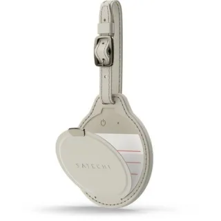 Satechi Vegan-Leather FindAll Luggage Tag Sand