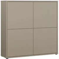 FORTE Highboard, Grifflos,Push to open, Stauraum