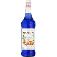 MONIN Getränke-Sirup, Monin Blue Curacao Sirup ohne alkohol ideal für Cocktails 1000ml