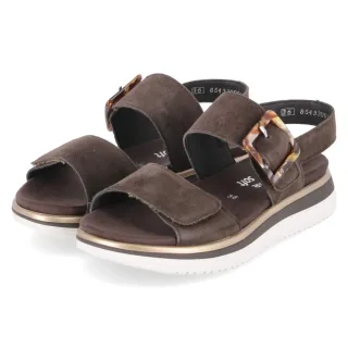 Remonte Sandalen - Gr. 36 - Braun - Rauleder