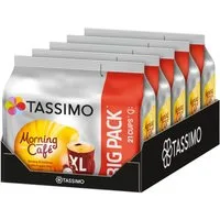 TASSIMO Kaffee Kapseln Morning Café XL Big Pack T Discs 5x21 Getränke Kaffeekapseln, 820 g, (Packung, 5er Pack)