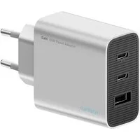 Cuktech GaN-Netzteil Mehrfachladegerät USB-Ladegerät (Spar-Set, 1-tlg., 5x3x3cm kompakt, 65W GaN, 3 Anschlüsse, kompakt, 160g)