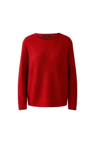 Oui - Pullover scarlet sage - Gr. - 38