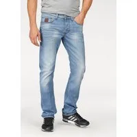 Bruno Banani Slim-fit-Jeans Jimmy (Stretch) schmale Beinform, niedrige Leibhöhe, mit Button-Fly