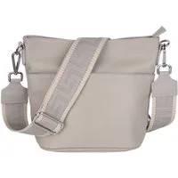 MIRROSI Umhängetasche Damen, Crossbody Bag, Echtleder Made in Italy (1 Tasche 2 Gurte oder Basic Version 1 Tasche 1 Gurt), 24x18x12cm (BXHXT)