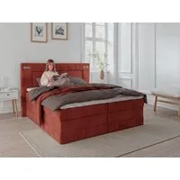 OTTO home Boxbett PHILLIPA inkl. Bettkasten, LED optional, Breite: 140 oder 180 cm, inkl. Kaltschaum-Topper, in verschiedenen Farben erhältlich