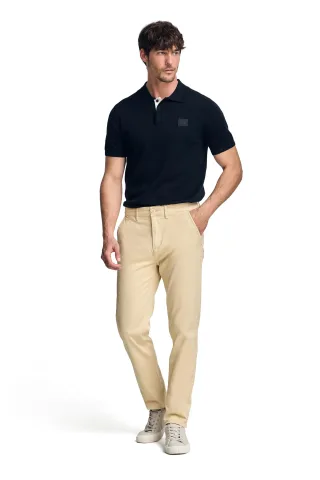 Chinohose Moore elfenbeinweiß Slim Fit