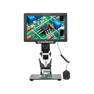 MUSTOOL G2000 Digital Microscope 10.1 Inch HD LCD 12MP 1-2000X Magnification 8 Adjustable LED Lights Type-C USB2.0 Wired