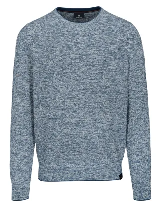 BASEFIELD - Rundhals Pullover winter grey - Gr. - XXL