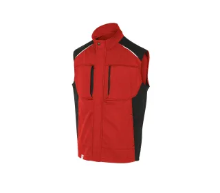KÜBLER ACTIVIQ Weste mittelrot/schwarz XS - 7250 5365-5599-XS