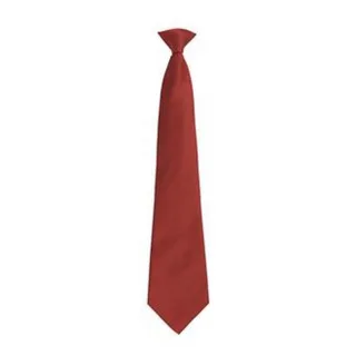 Premier Herren Clip-On-Krawatte, verschiedene Farben (Burgunder)