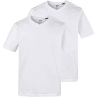 JP1880 T-Shirt T-Shirts Basic 2er-Pack V-Ausschnitt Halbarm (2-tlg)