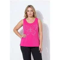 Angel of Style Longtop Top ärmellose A-Linie Glitzer-Schmetterling