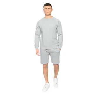 Crosshatch - "Cresswill" Sweatshirt für Herren (Stahlblau)