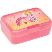 COPPENRATH DIE SPIEGELBURG Lunchbox Butterbrotdose Brotdose Brotzeibox Prinzessin Lillifee rosa, Kunststoff, (Set, 2-tlg., 1), herausnehmbarer Trennschale