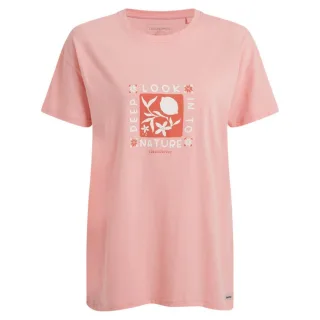 Craghoppers - "Yago Deep Look Into Nature" T-Shirt für Damen (Shell Pink)