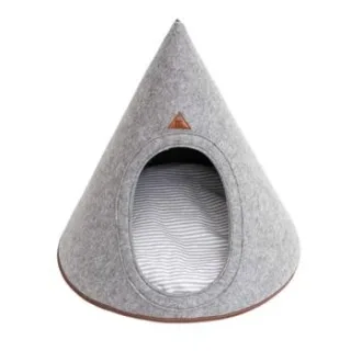 PET & Co. Pet & Co Hundezelt Tonto Luxus Aus Filz grau/ grau S