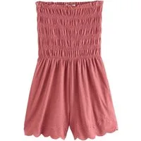 Next Playsuit Gesmokter Bandeau-Playsuit (1-tlg)