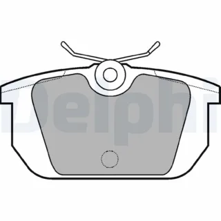 Delphi Bremsbel?ge hinten Alfa Romeo Fiat Lancia LP522