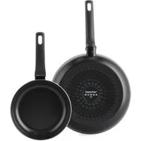 GREENPAN Pfannen-Set Essence Pfannen-Set 20 cm + 28 cm Antihaftbeschichtung Backofenfest, Aluminium, Kratzfest, Keramik, alle Herdarten, Backofengeeignet Ø 20 & 28 cm