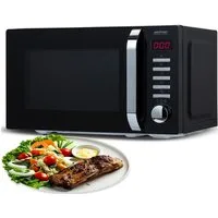 MPM Mikrowelle, 20 l Garraum, 700 W, 5 Leistungsstufen, 8 Automatikprogramme