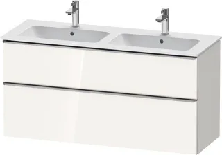 Duravit D-Neo Waschtischunterbau wandhängend Weiß Hochglanz 1280x462x625 mm - DE4365070220000 DE4365070220000