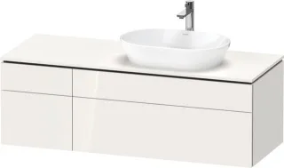 Duravit L-Cube Konsolenwaschtischunterbau wandhängend Weiß Hochglanz 1420x550x482 mm - LC48750222200 LC4875022220000