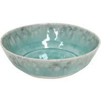 Costa Nova Pastateller Madeira Craquelé Blau, Costa Nova, 19 cm, (1 St), Ø ca. 19 cm, Höhe ca. 5,6 cm