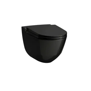 LAUFEN Dusch-T-WC wandh. RIVA 600x355x405 rim. sch gl m. Controller Titanschw mt, H8206910600001 H8206910600001