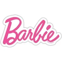 Spreadshirt Aufkleber Barbie Klassisches Logo Sticker Aufkleber