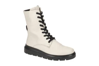 ECCO 21621301378 Nouvelle Damenstiefel Beige Limestone Schn?rung & Rei?versch...
