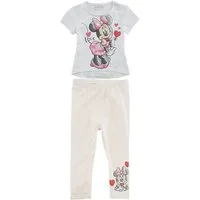 Disney Baby T-Shirt & Bermudas Minnie Mouse T-Shirt + Hose Set Mädchen Baby Set Mini Maus Gr.62 68 80 86 92 Kinder 3 6 9 12 18 24 Monate