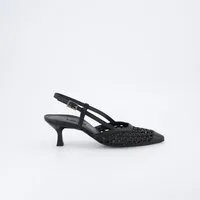 Paul Green Paul Green 6144-007, Peeptoes & Slingpumps, Schwarz, Damen Peeptoepumps